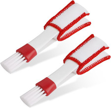 2 PCS Mini Duster for Car Air Vent, Double Ended Automotive Air Vent Microfiber