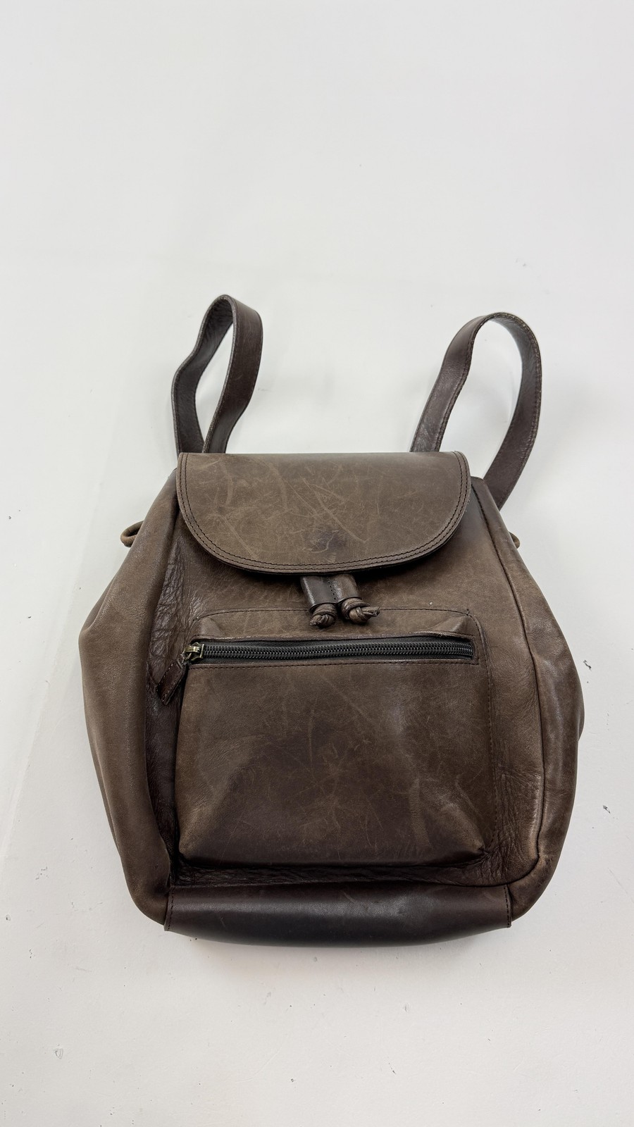 Purse Womens Brown Leather Small Daypack Bag Casual