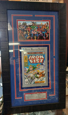 Framed Marvel Milestone Moments Iron Fist #14 Signed By Stan Lee with COA