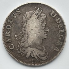 1662 Charles II Silver Crown