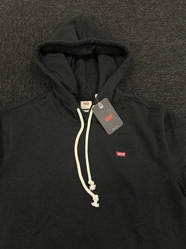 Levi's Original Hoodie Black Mens Size Small BRAND NEW - 第 2/13 張圖片