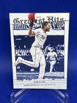 James Wood 2026 Topps #GH-4 2025 Greatest Hits Washington Nationals