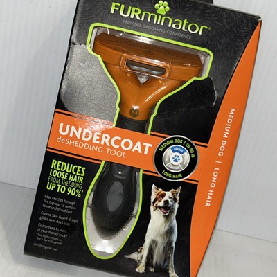 FURminator Med Dog Undercoat DeShedding Tool Long Hair Reduces Loose Hair/218e