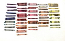 72 Rare Vintage Retired Crayola Crayons Binney  Smith Colors Lot