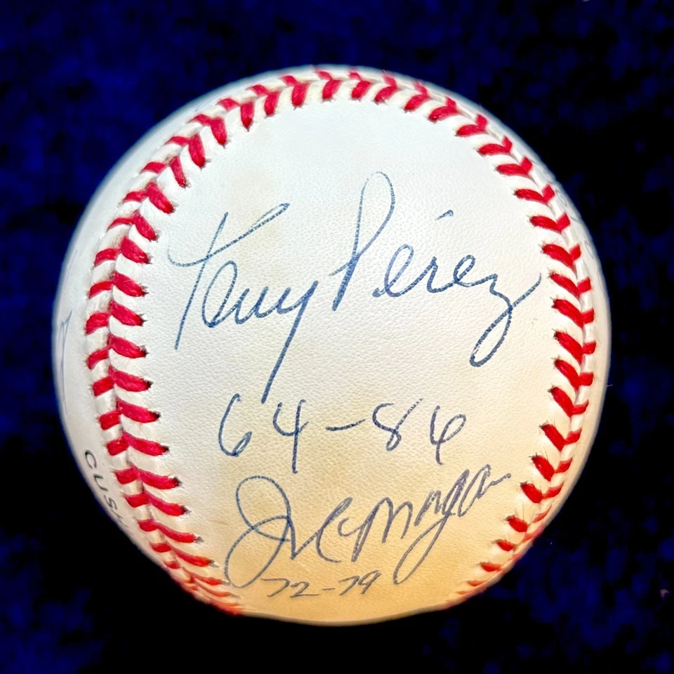"Big Red Machine" Cincinnati Reds National League Signed (5) Baseball. PSA - Image 3 of 4