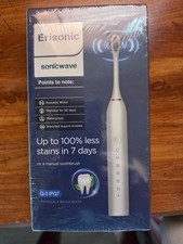 Erisonic Sonicwave Electric Toothbrush, Sonic Rechargeable White Q-3, 4 Speeds