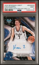 2024 BOWMAN UNIVERSITY BEST BEST OF 2024 AUTOS #B24KKN KON KNUEPPEL 1/1 PSA 9