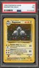 Pokemon Magneton Base Set Unlimited Holo Rare #9 PSA 7