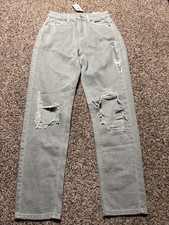 NWT AE AMERICAN EAGLE 00 MOM JEAN COMFORT STRETCH WAISTBAND WOMENS JEANS