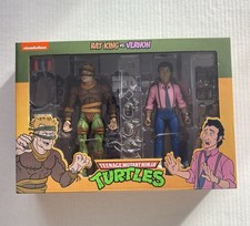 NECA Teenage Mutant Ninja Turtles  Cartoon       Rat King & Vernon 2 pack.