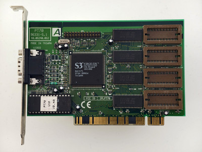 AOpen PT70  retro graphics card S3 ViRGE/DX 86C375,  2 MB , PCI , 1997