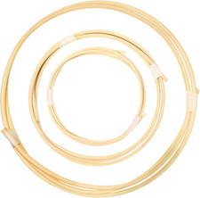 3 Pcs 6 ft Chair Caning Supplies 1/8" 3/16" 1/4" Round Reed Spline Rattan Repair