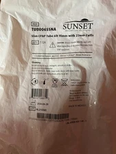 Sunset Brand 6ft Slim CPAP Tubing Hose-TUB006SSNA-Brand New Sealed in Pack QTYx2