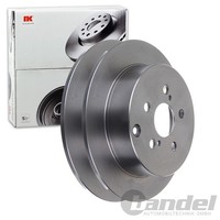 2X NK Bremsscheiben 269Mm Voll Hinten Passend FÜR Toyota Celica Prius | 2045156