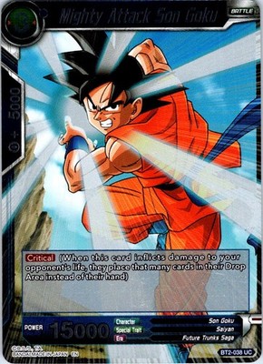 Mighty Attack Son Goku Uncommon Foil Union Force BT2-038 NM