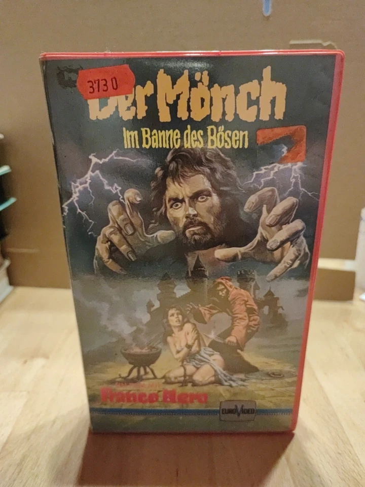 Der Mönch Im Banne Des Bösen VHS Rarität Euro Video FSK 18 Sehr Selten - Bild 2 von 4