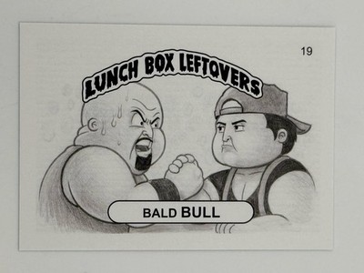Lunch Box Leftovers #19 BALD BULL Pencil Crypt Subset 1:4 All New 1st Series