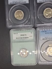 1942-p MS66 Type 2, 1955-d MS66, 1941-d MS66 FS, 1943-D MS63 FS NICKEL LOT