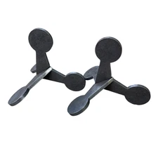 2pc 2.5" 3/8" AR500 Steel Target Flipping Walking Jumping Jack (Not Welded)