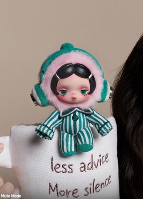 POP MART SKULLPANDA Off Mode Series Mute Mode Plush Doll Pendant Confirmed