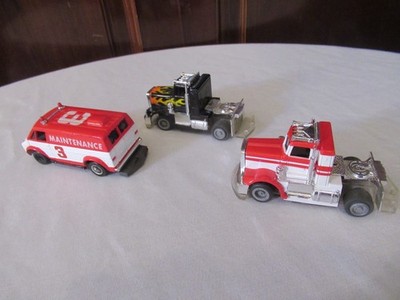 TYCO Command Control Big Detour With Nite Glow 3 SLOT CAR LOT