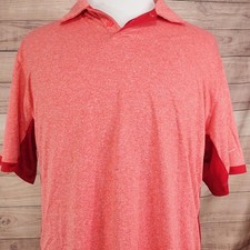 Nike Golf Polo Shirt Mens XL Colorblock Dri-Fit Moisture Wicking Tagless
