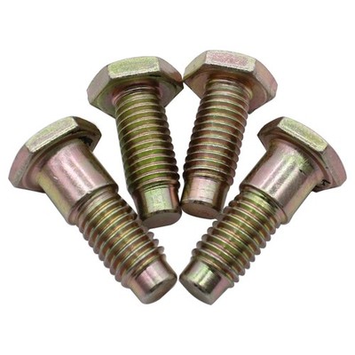 4 PCS Front Seat Belt Floor Pan Mounting Attachment Bolts Bow Tie Head New