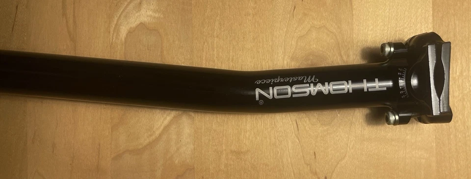 Thomson Masterpiece Setback Sattelstütze 27,2 / 330mm Schwarz - Bild 4 von 4