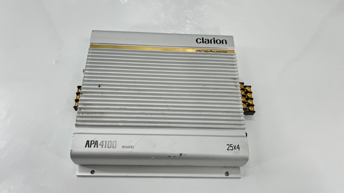 Clarion Pro Audio APA4201 4 Ch 50x4 Old School Car Amp | eBay