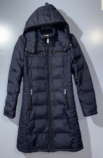 Michael Kors Packable Down Fill Removable Hood Long Puffer Coat Jacket Size S