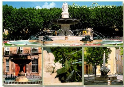 Aix En Provence BDR France Postcard