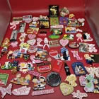 Lot Of 77 Vintage Magnets: Coca Cola, Disney, Hope, Peanuts, Etc