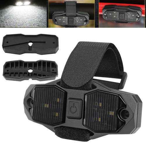 For 2017+ Can-Am Maverick X3 UTV Interior LED Dome Light White Roll Bar Mounts - Picture 3 of 15