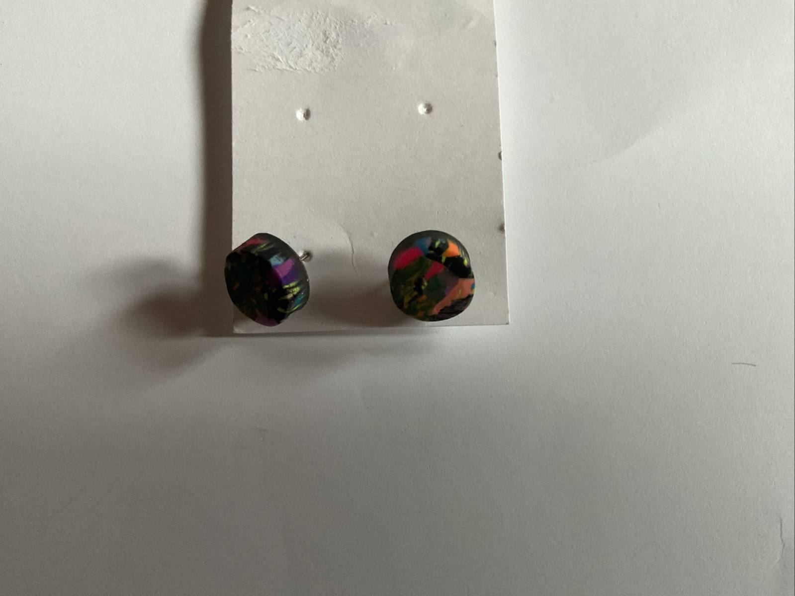 Multicolor Circular Artisan Earrings - image 1
