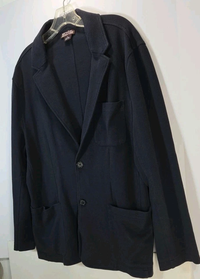 Blazer Mujer MICHAEL KORS Mezcla Algodón Tejido AZUL MARINO XL Foto 2 de 4
