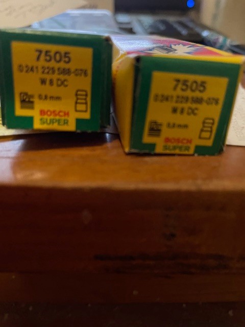 7505 W8DC Bosch Spark Plug 2 Pak