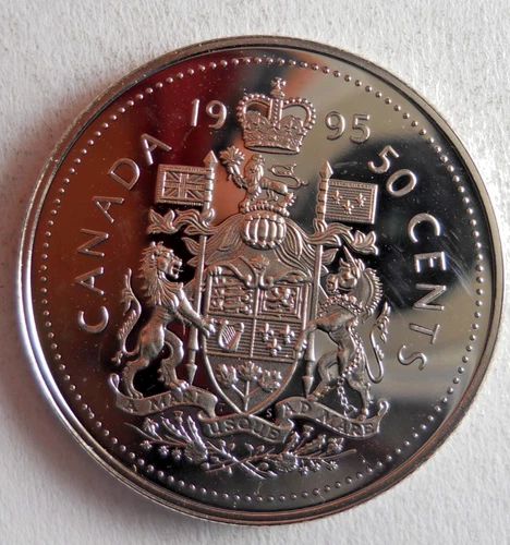 1995 CANADA 50 CENTS - AU/UNC PROOF Coin - Lot #B7