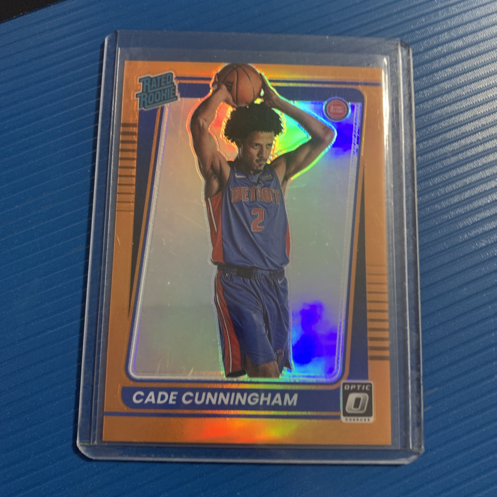 2021-22 Donruss Optic #161 Cade Cunningham Orange #/199