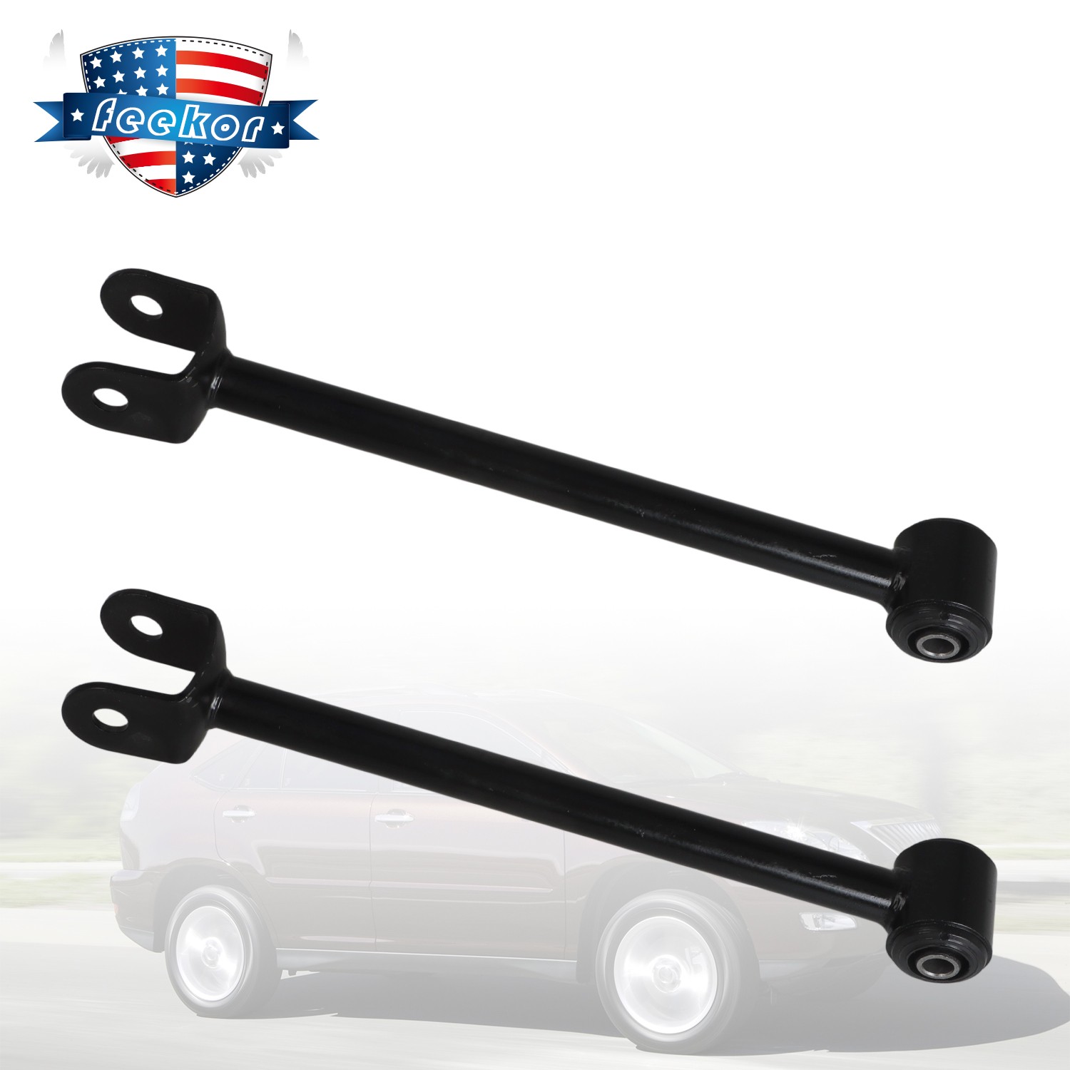 2Pcs Rear Lower Control Arms Frontward for 2004-2007 Toyota Highlander AWD