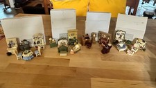 avon victorian memories miniature furniture Sets, kitchen,Patio,Living Rm,Bedr