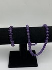 Silver Tone Assorted Amethyst Necklace & Bracelet Bundle 2 pcs 53.7g — photo 6