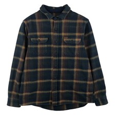Used Orvis long-sleeved heavy flannel check shirt size L men's 