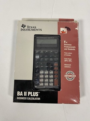 Texas Instruments BAII Plus Professional Advanced Business Calculator