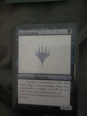 Devoted Abzan Vegas MagicCon 2025 Unknown Draft Even TEST CARD