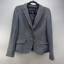 New York  Company Womens Gray Blazer Jacket Size 6