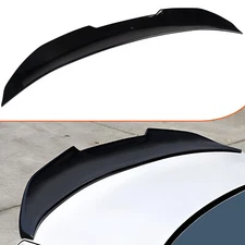  For 07-13 BMW E92 Coupe 328i 335i M3 PSM Style Rear Spoiler Wing Glossy Black
