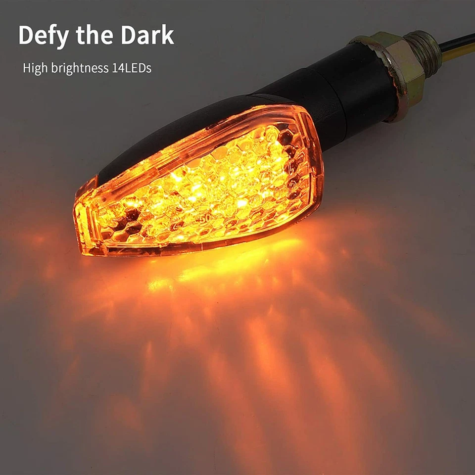 4x For Yamaha TT-R 230 TTR 110 125 225 250 600 LED Turn Signal Indicator Blinker - Image 4 of 4