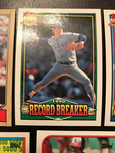1983-2017 TEXAS RANGERS Topps Complete Team Set Run 35 NOLAN RYAN,GONZALEZ,YOUNG - Picture 11 of 12