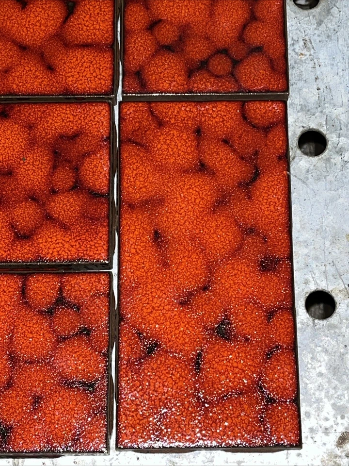 6-pcs American Olean "Caribbean" Series Tile #161 Sunrise 3x6  70s 80s Free Ship - Image 2 of 4