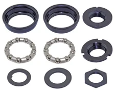 Bottom Bracket Set Black For 1/Piece Crank 5/16x9 BMX Cruiser Bike Bicycle
